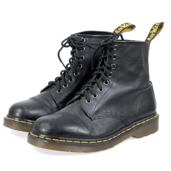 Dr. Martens | Shoes | Mens 9 Dr Martens Docs Black Leather 8  display picture 1